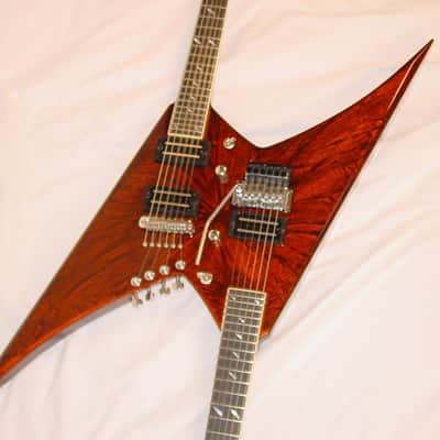 Jackson USA  Custom Shop NAMM Rhoads Doubleguitar, 1 of 1, ultra rare Root Beer Swirl image 8