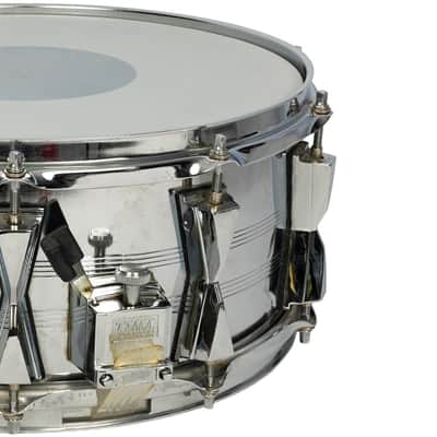 Used Vintage Tama PL106 Granstar Powerline 6.5x14 Steel Snare Drum image 4