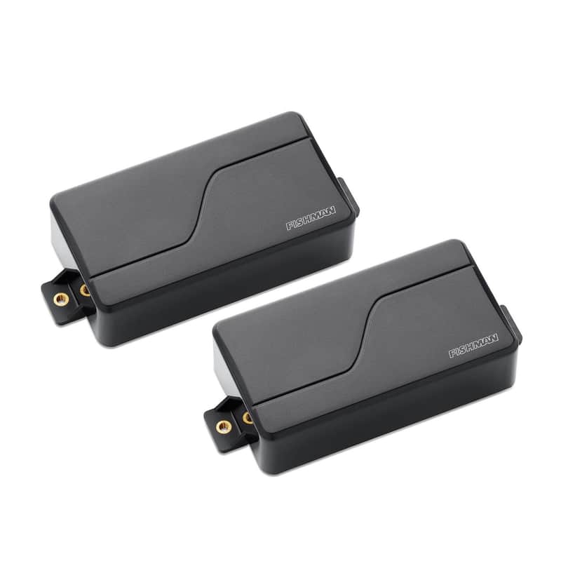 Fishman Fluence Modern Humbucker 6 String Set, 3 Voice, Black Plastic image 1