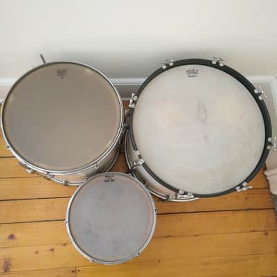 *Slingerland 20,13,16 WMP Radio King Drum Set Vintage 50s 3ply Af.Mahogany/Brass image 11