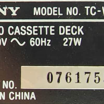 Sony TC-WE305  Late 90s Early 2000s Black image 6