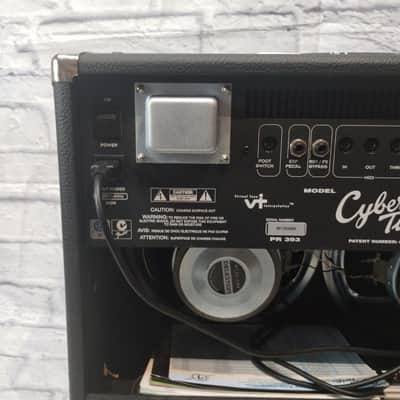 Fender Cyber Twin Combo Amp with Cover and 4-Button Footswitch Guitar Combo Amp image 8