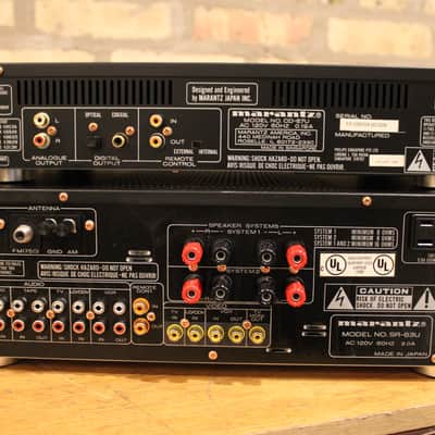 Marantz SR-63U  / CD-67U w/remote fully functional- refurbished image 4