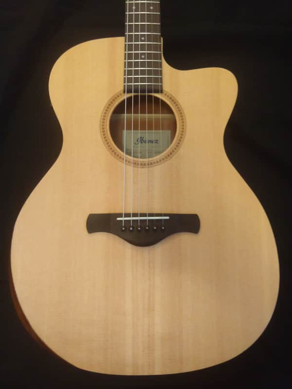 Ibanez Artwood Traditional AC150CEGrand Concert Acoustic Electric Guitar, Ovangkol Fretboard, Open Pore Natural with Ibanez PowerPad Gig Bag image 1