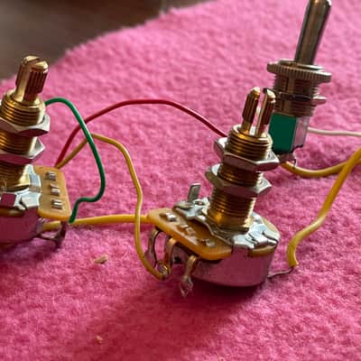 Vintage 2008 Gibson Les Paul wiring harness kill switch for les paul paf burst standard es-335 image 11
