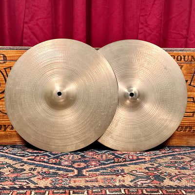 14" Zildjian A 1960s Hi-Hat Cymbal Pair 770g/840g *Video Demo* image 1