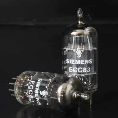 SIEMENS ECC83 / 12AX7 Precision Matched Pair Vintage 1960s Amplitrex Tested image 6