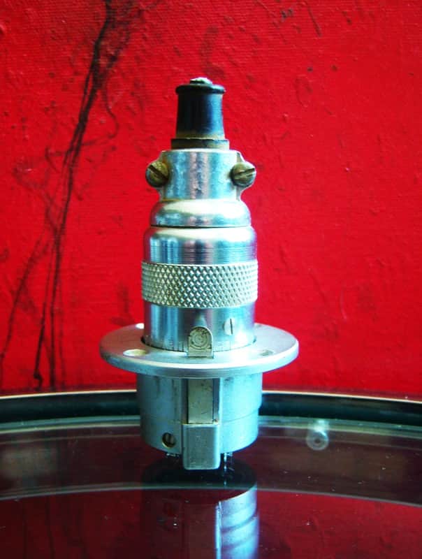 Two vintage 1960's Cannon 3 pin male & female P3-CG-12 & P3-CG-11 microphone cable connectors # 3 image 1