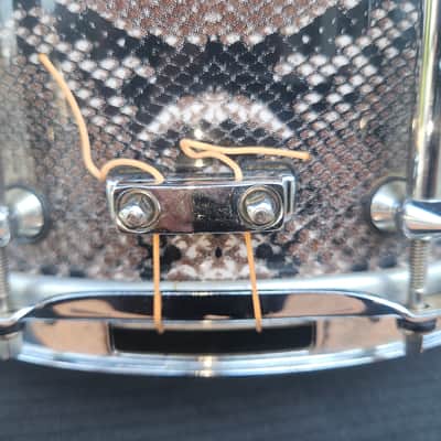 Pearl VP1480 14x8" Vinnie Paul Signature Maple Snare Drum 2010s - Snakeskin Graphic image 2