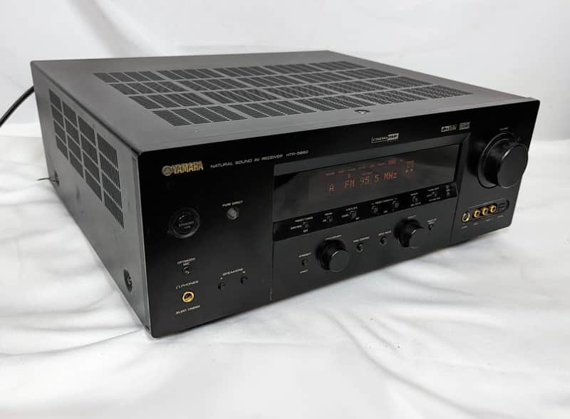 Yamaha HTR-5860 XM-Ready 7.1-Channel A/V Surround Receiver - Black image 1