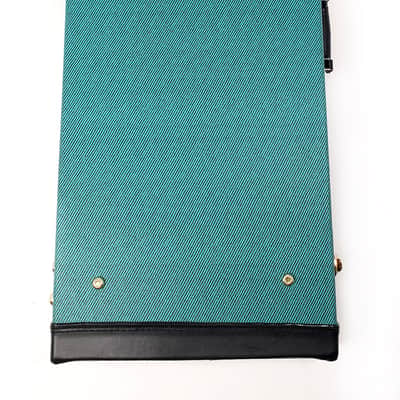 Douglas BGC-250 3/4 Blue Tweed Case for Fender Mustang, Bronco, Sire U2, Musicman Sterling Stingray Short Scale Basses image 3