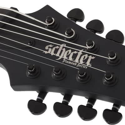 Schecter PT-8 MS Black Ops - Satin Black Open Pore (622) image 9