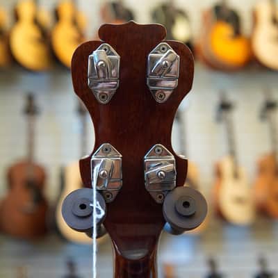 Conrad Japan Tenor Resonator Banjo Early 1970s w/Pickup, Original Hard Case image 8