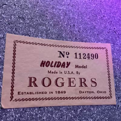 60's USA Rogers Holiday Series "Starlighter” WMP 5-pc Drum Kit image 17
