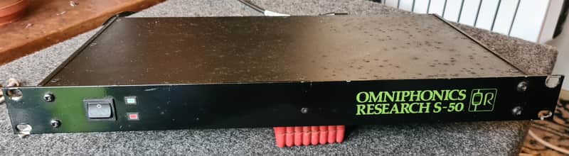 Omniphonics Research S-50 Rack Mount Stereo Power Amp image 1