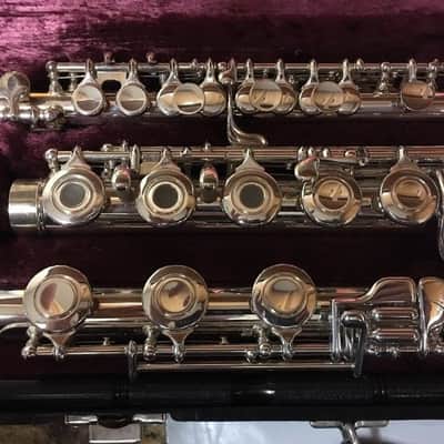 Artley Model 5-0 Flute-Solid Silver Head W/ 15P Piccolo & Case, CLEAN!! image 7