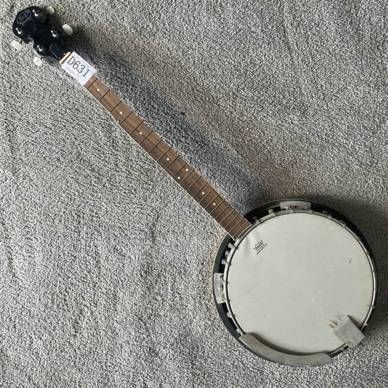 J&D 5 String Banjo, Glossy Mahogany Soundbox, Mahogany Neck, Rosewood Fingerboard image 1