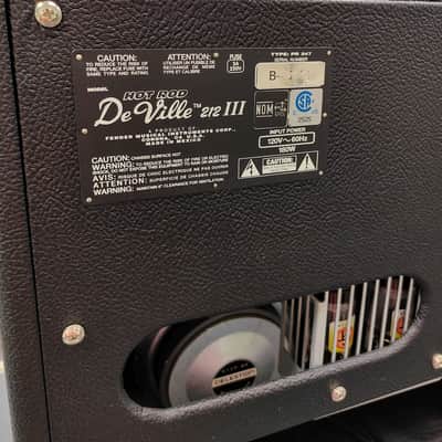 Fender Hot Rod DeVille 212 III 3-Channel 60-Watt 2x12" Guitar Combo Amp 2010 - 2017 - Black image 8
