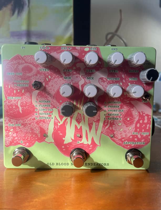Old Blood Noise Endeavors MAW XLR Pedal 2019 - Present - Green