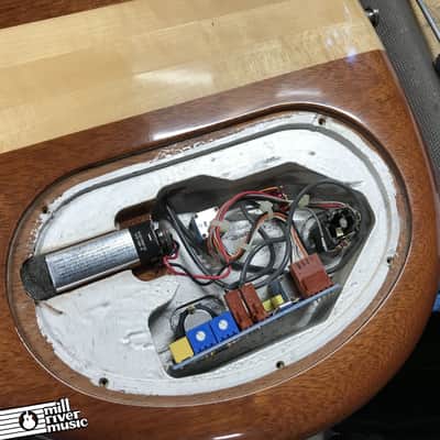 Alembic Spoiler 4 Bass 1986 Zebrawood w/ OHSC image 9