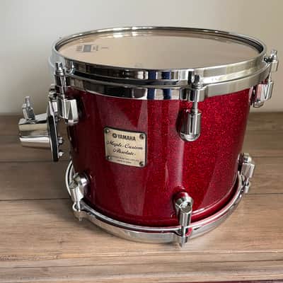 Yamaha Maple Custom Absolute 10" x 8" tom - Red sparkle - Made in Japan image 2