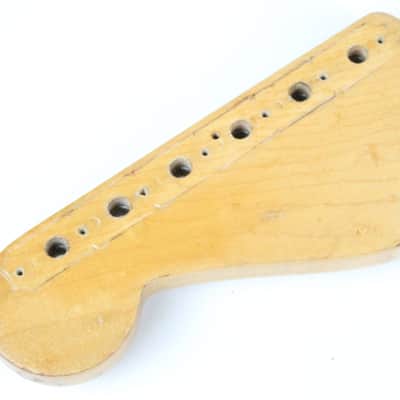 RARE 1963 Vintage Fender Stratocaster Neck Maple Brazilian Rosewood Clay Inlays Strat USA 1960s L-Series Pre-CBS image 16