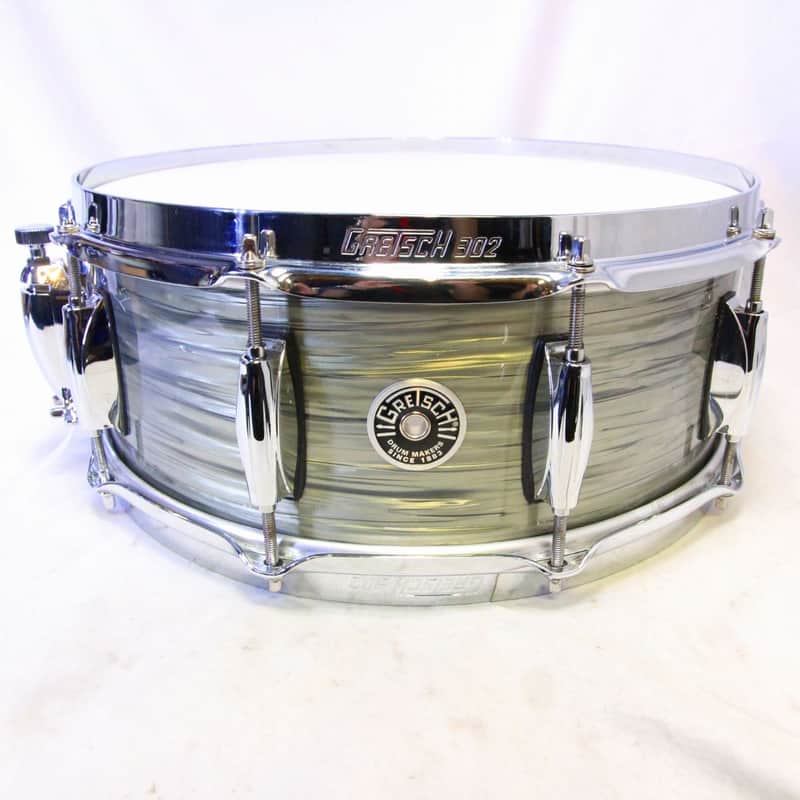 GRETSCH GB55141S Brooklyn 14x5.5 Grey Oyster [021816] (07/15) image 1