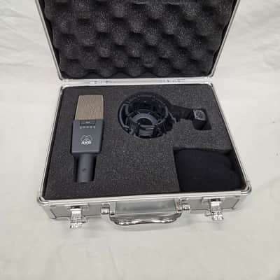 AKG C414 B-XLS Large Diaphragm Multipattern Condenser Microphone 2010s - Black W/ Case (C020-S27) image 2
