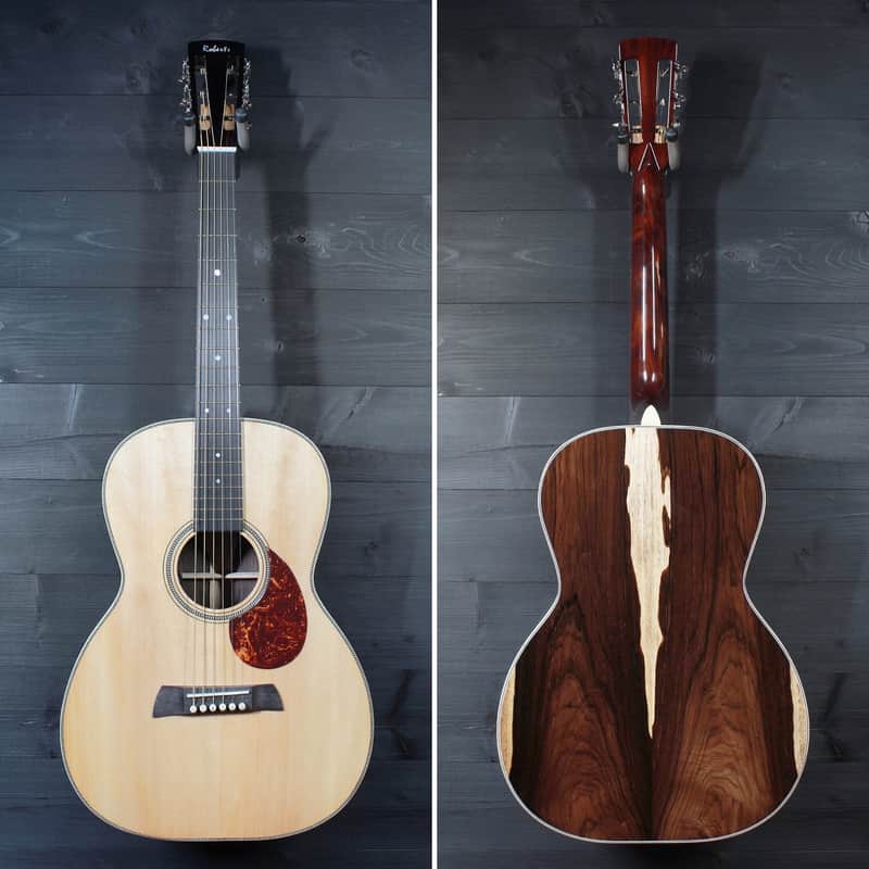 Roberts Luthiery 000 12-Fret Brazilian Rosewood / Aged Sitka w/ K&K Pure Mini Pickup image 1