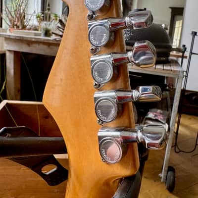 1987 Fender Japan ST-563K Contemporary Stratocaster – Factory Kahler 2520 – E-Series – Black image 12