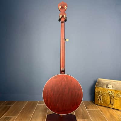 Custom Deering Sierra Maple 5-String Banjo Dark Eagle II Stain image 5