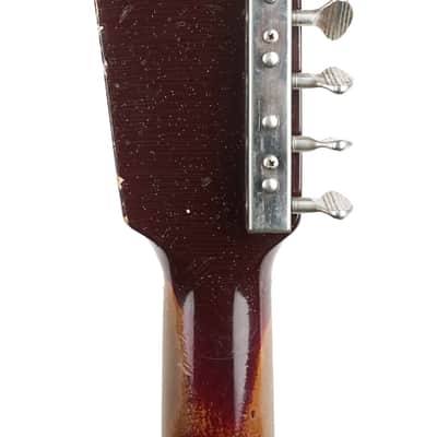 1960's Silvertone 1457 Red Burst Guitar w/ Amp in Case image 4