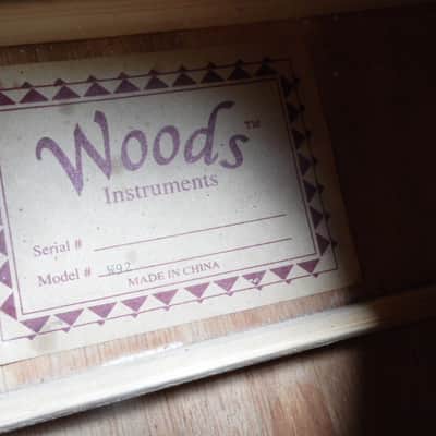 Acoustic W92 WOODS pro standard guitar, with full set up on new strings image 5
