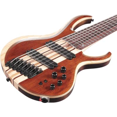 Ibanez BTB7MSNML BTB Bass Workshop 7-String Electric Bass, Natural Mocha Low Gloss image 7