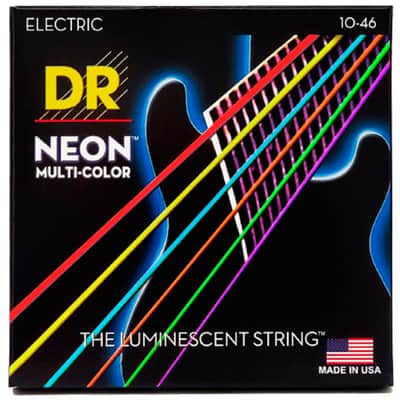 NMCE-10 Hi-Def Neon Multi-Color 10-46 DR Strings image 2