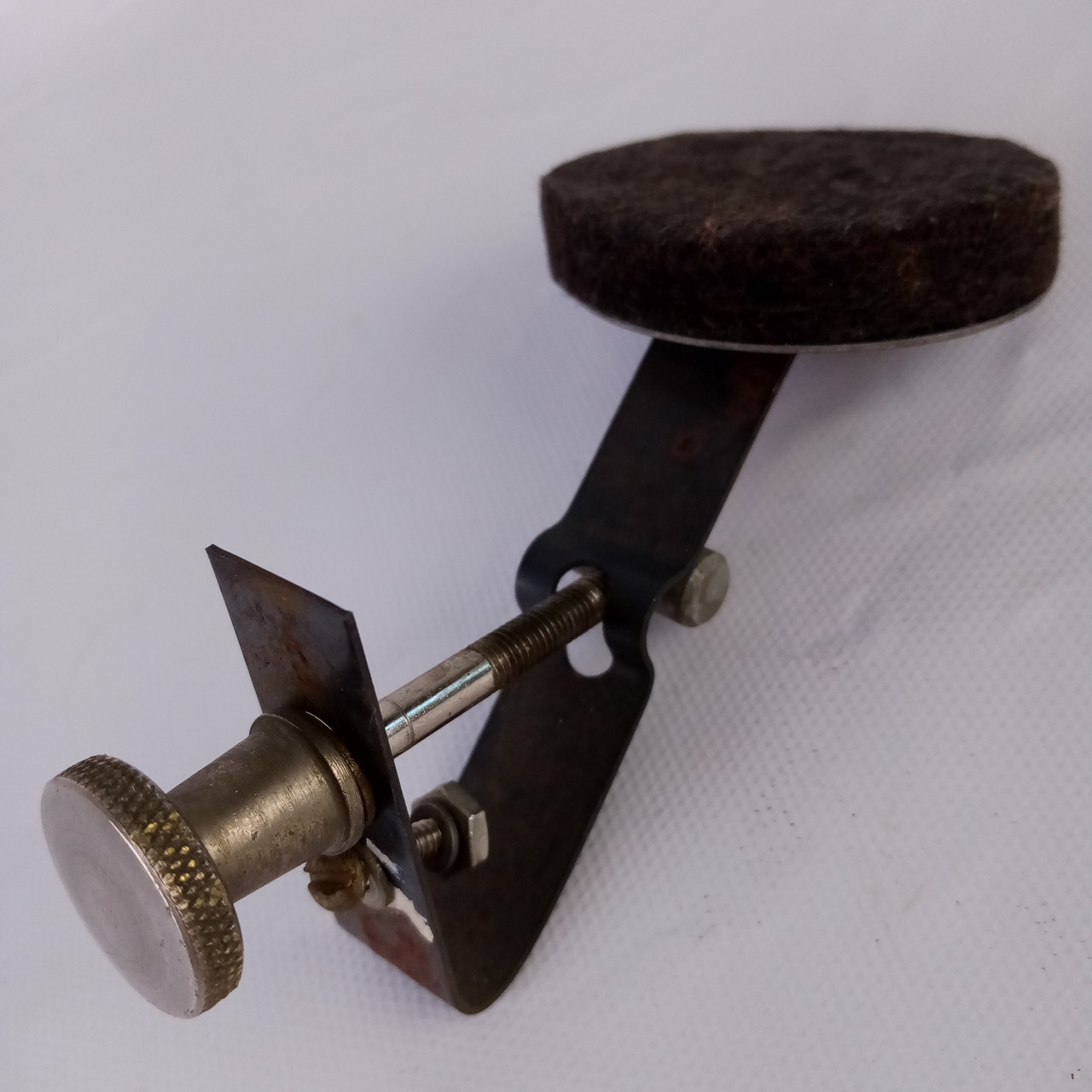 Ludwig Muffler Black Felt Nickel Round Knob Brass Snare/Tom Drum Early 60s USA* — main photograph