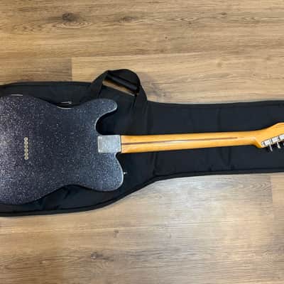 5.88 lbs Fender Brad Paisley Road Worn Telecaster w/ Lollar Imperial Low-Wind Humbucker Upgraded Modifed SH 2025 - Present Black Sparkle Nitro image 13