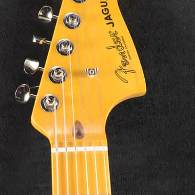 Fender American Professional Classic Jaguar Faded Lake Placid Blue Maple Fingerboard image 7