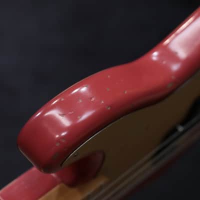 Fender Road Worn 50's Precision Bass Fiesta Red Seymour Duncan Pickups Electric Bass image 15
