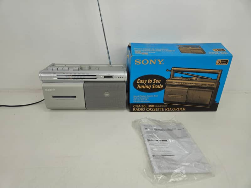 Sony - CFM-20L - Radio Cassette recorder - As New image 1