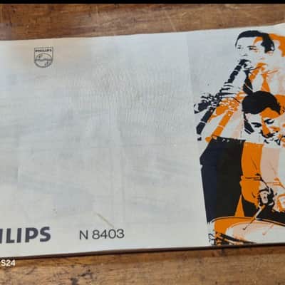 Philips N 8403 stereo electret microphones (matched) 1970 - Flawless image 2