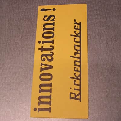1971 Rickenbacker guitar bass flyers Innovations Solid Bodies 331 331LS 430 470 3000 3001 image 2