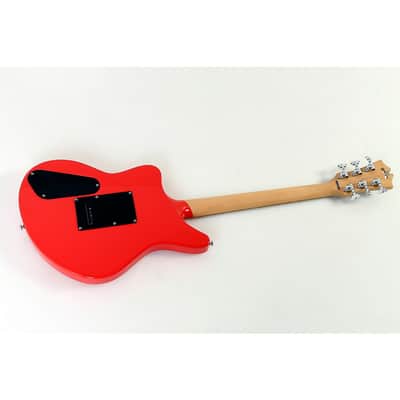 D'Angelico Premier Series Bedford SH Limited-Edition Electric Guitar with Tremolo Regular Fiesta Red image 2