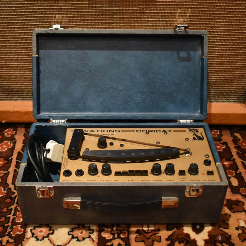 Vintage 1990s Watkins Wem Copicat Super Shadow Tape Tube Echo Delay Unit Pedal image 1