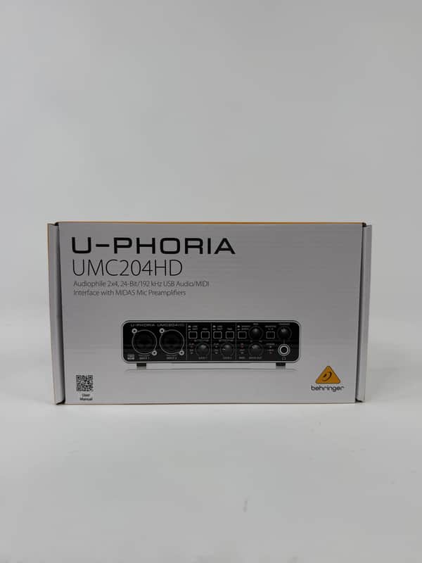 Behringer U-Phoria UMC204HD USB Audio Interface 2015 - Present - Standard image 1