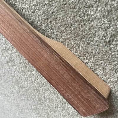 Maple Wood Guitar Strat Style Neck, Fretless Rosewood Fingerboard image 7