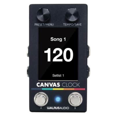 New Walrus Audio Canvas Clock MIDI Tempo Sync Guitar Pedal image 1
