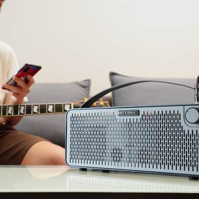 Hotone Pulze AP-30BK Multifunctional Modern Bluetooth Modeling Amplifier Black Edition image 6