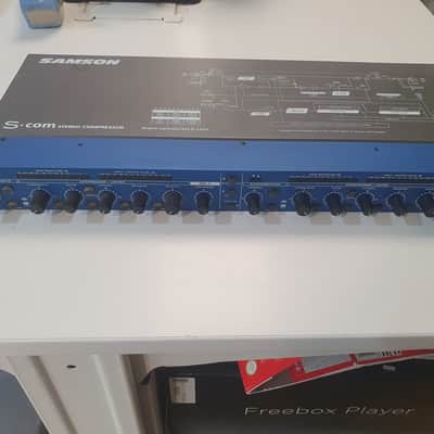 Samson S-Com Plus S Class Stereo Compressor/Limiter 2010s - Blue image 1
