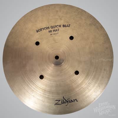 Zildjian A 14” Quick Beat Hi Hat Cymbals. USED image 3